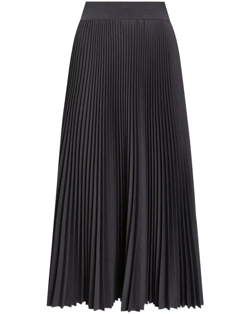 Dolce & Gabbana Midirock mit Falten - Schwarz Schwarz