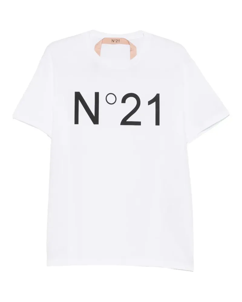 N° 21 T-Shirt mit Logo - Weiß Weiß