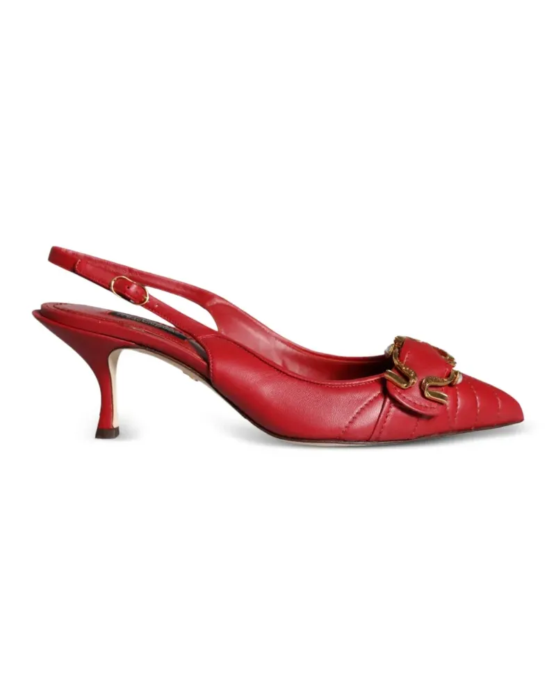 Dolce & Gabbana Gesteppte Devotion Pumps - Rot Rot