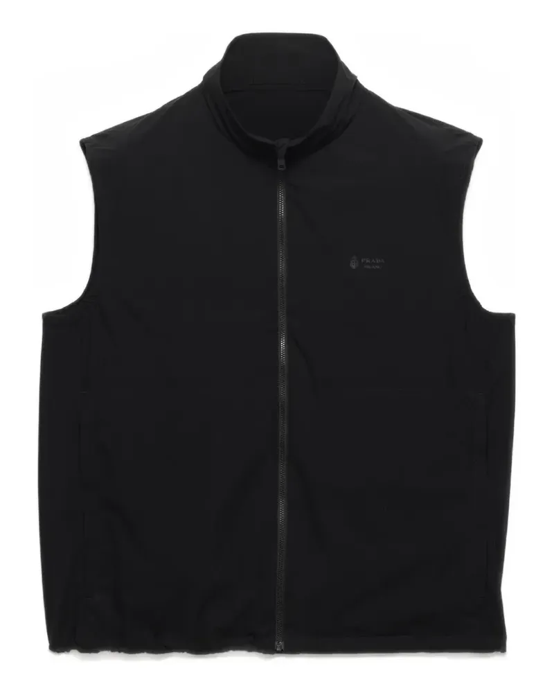 Prada Re-Nylon Weste - Schwarz Schwarz