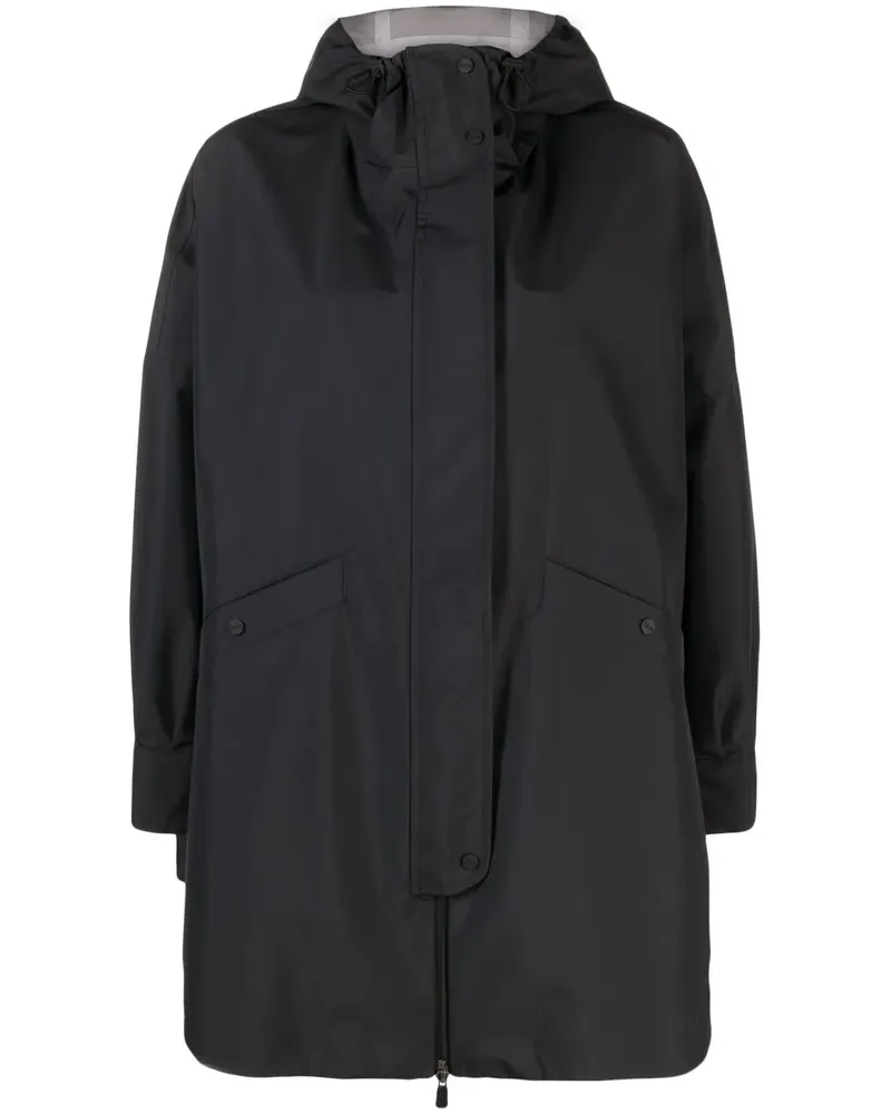 Herno Parka mit Kapuze - Schwarz Schwarz