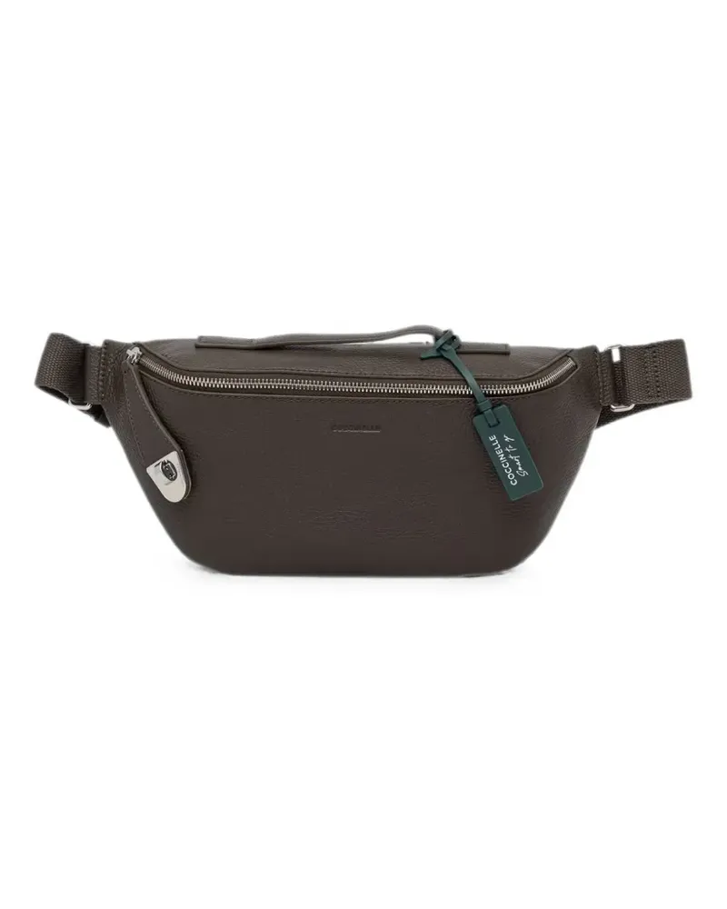 Coccinelle grained leather belt bag - Braun Braun