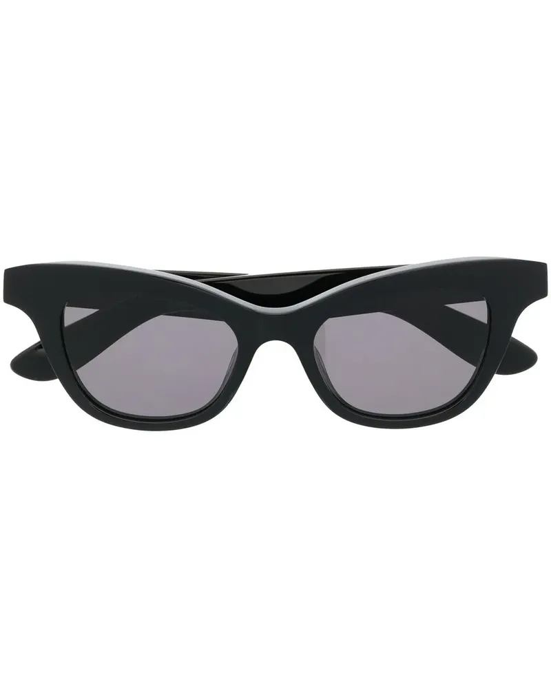 Alexander McQueen Cat-Eye-Sonnenbrille - Schwarz Schwarz