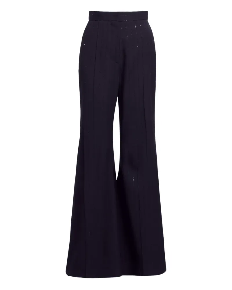 Elie Saab Hose mit Nadelstreifen - Schwarz Schwarz