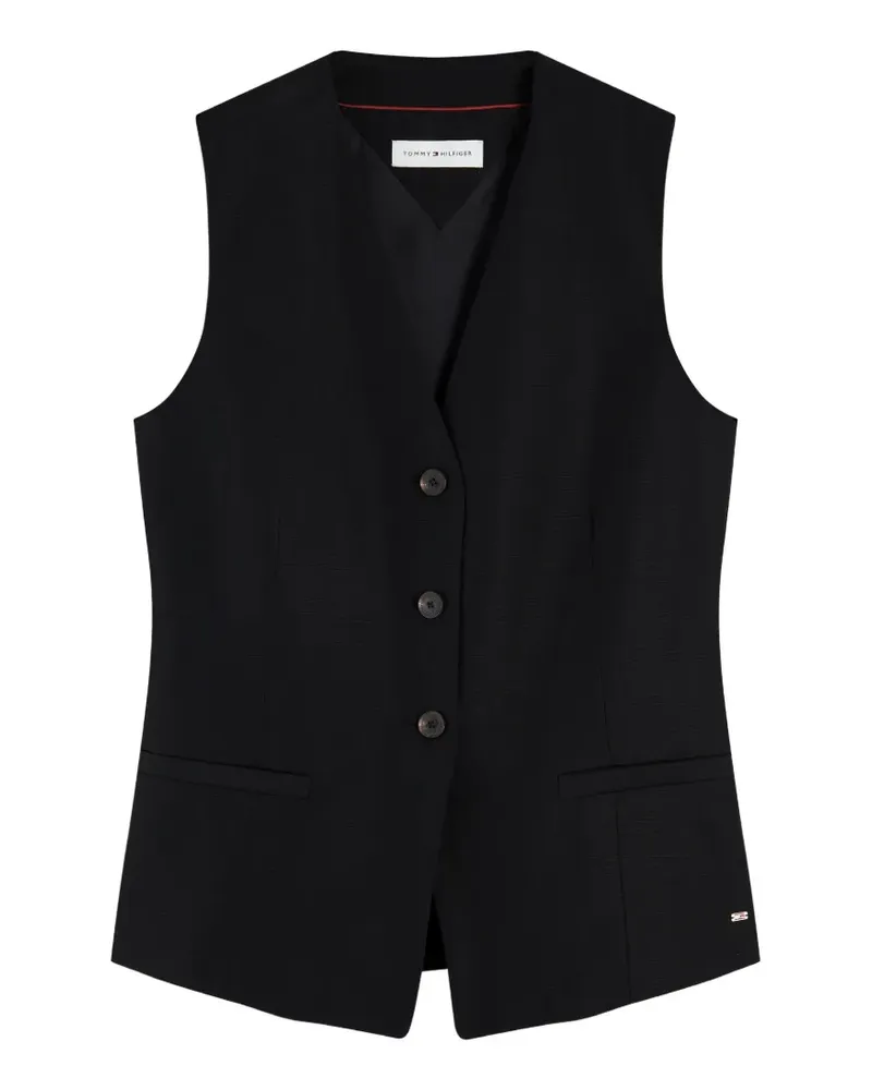 Tommy Hilfiger V-neck waistcoat - Schwarz Schwarz