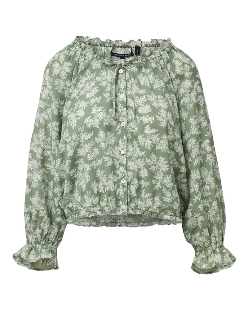 Veronica Beard Williamsen Oberteil mit Blumenprint - Grün Grün