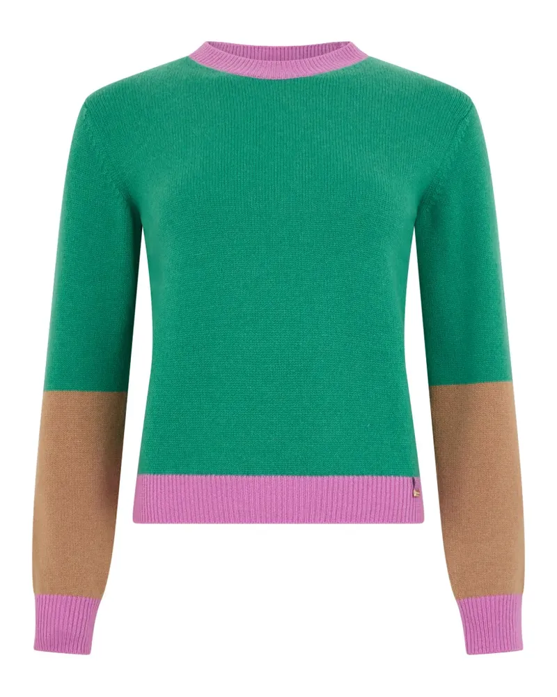 Herno color-block long-sleeve sweater - Grün Grün