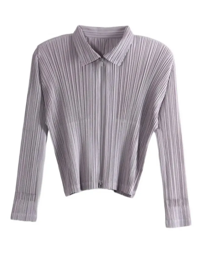 Issey Miyake Monthly Colors August Jacke mit Plissee-Effekt - Violett Violett