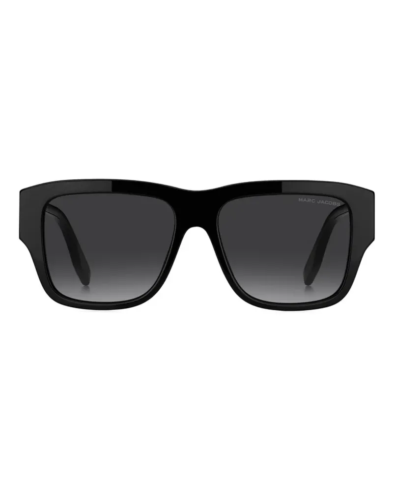 Marc Jacobs rectangle-frame sunglasses - Schwarz Schwarz