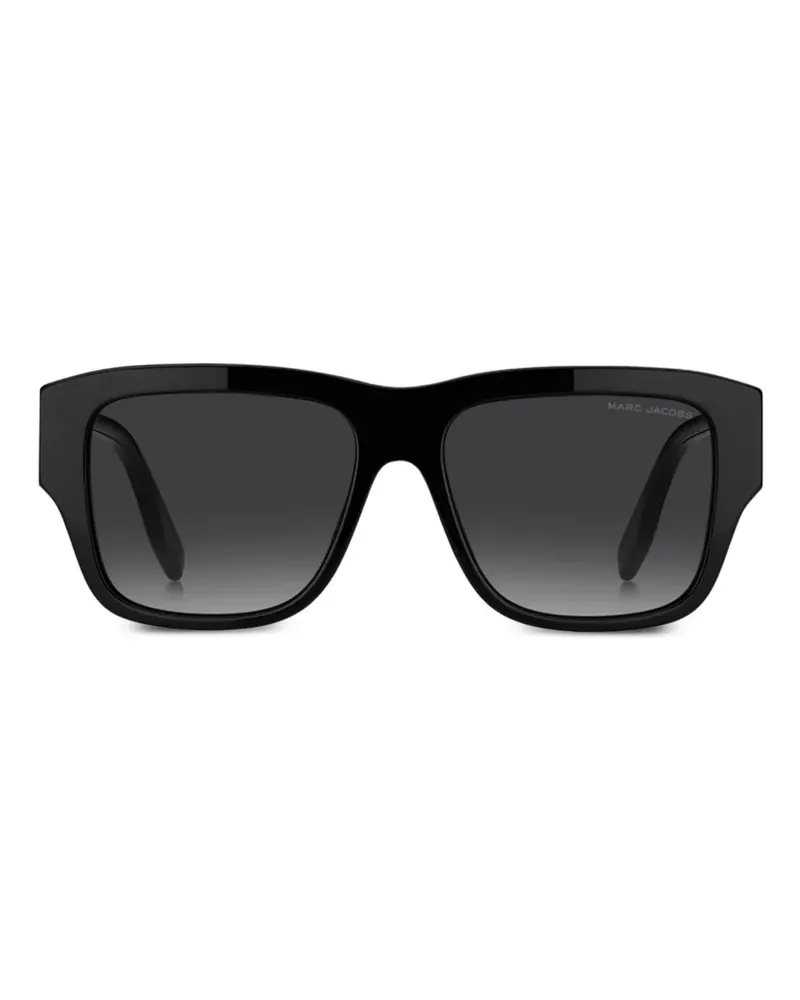 Marc Jacobs rectangle-frame sunglasses - Schwarz Schwarz