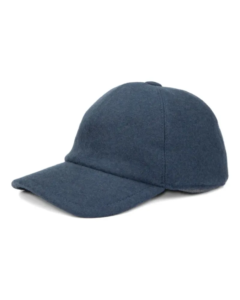 Fedeli Baseballkappe aus Kaschmir - Blau Blau