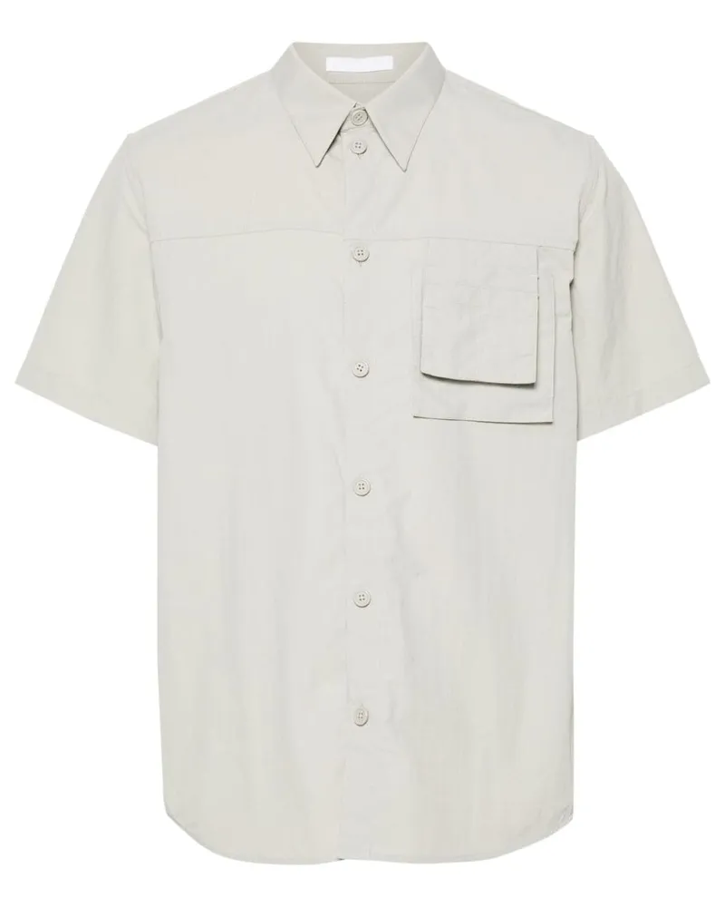 Helmut Lang Hemd im Utility-Look - Grau Grau