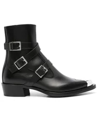 Alexander McQueen Punk Stiefel Schwarz