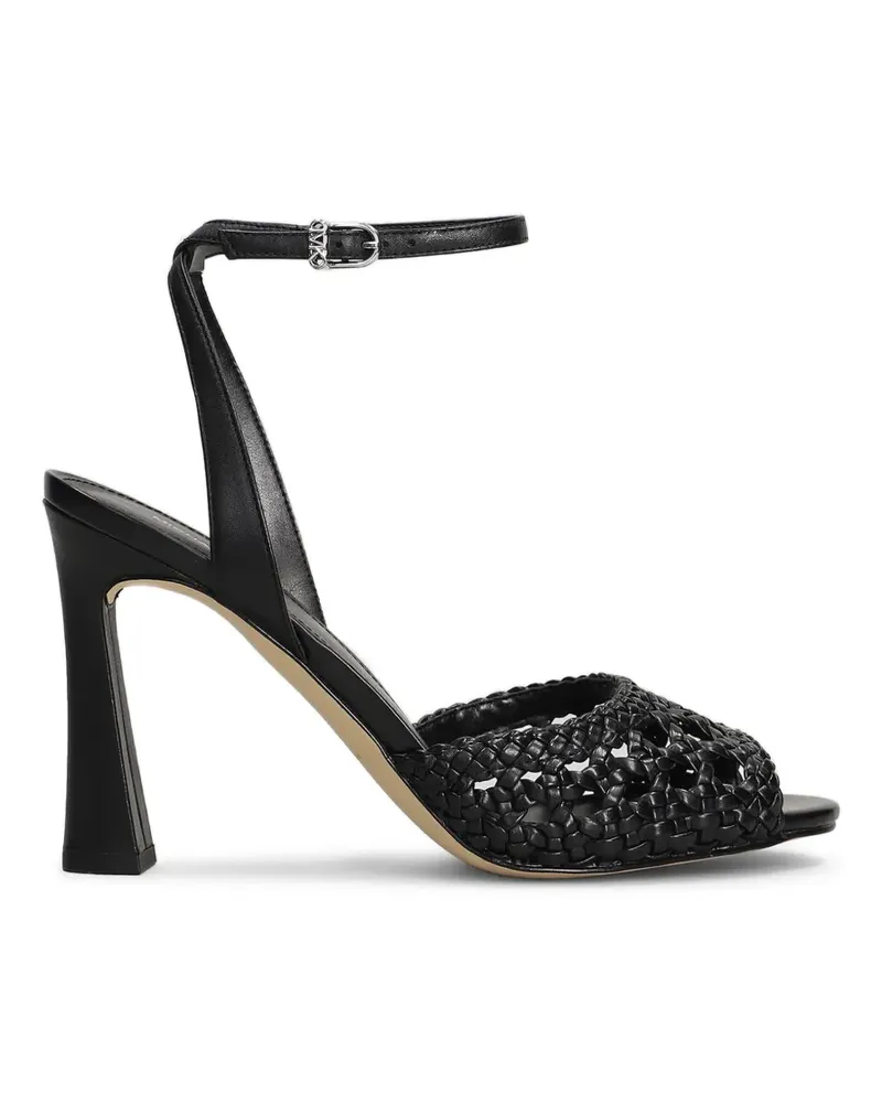 Michael Kors Rosie woven ankle-strap heeled sandals - Schwarz Schwarz