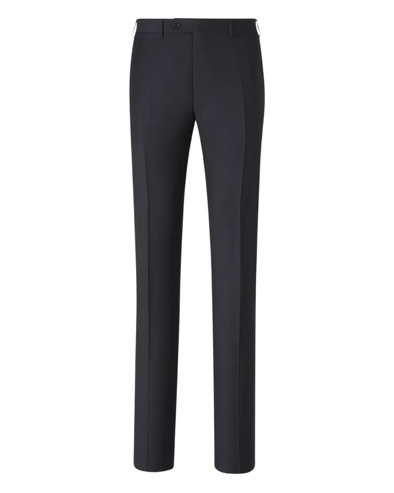 Canali check-pattern suit - Grau Grau