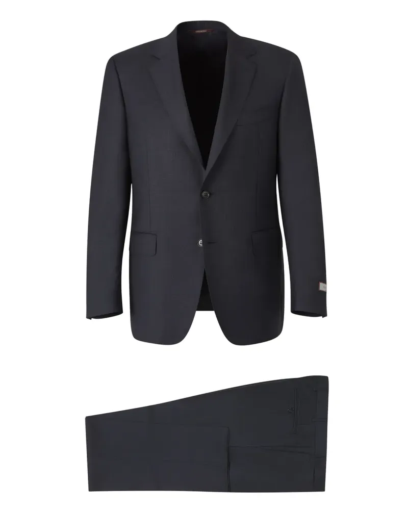 Canali Anzug mit Karomuster - Grau Grau