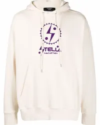 Stella McCartney Hoodie mit Logo-Print Nude