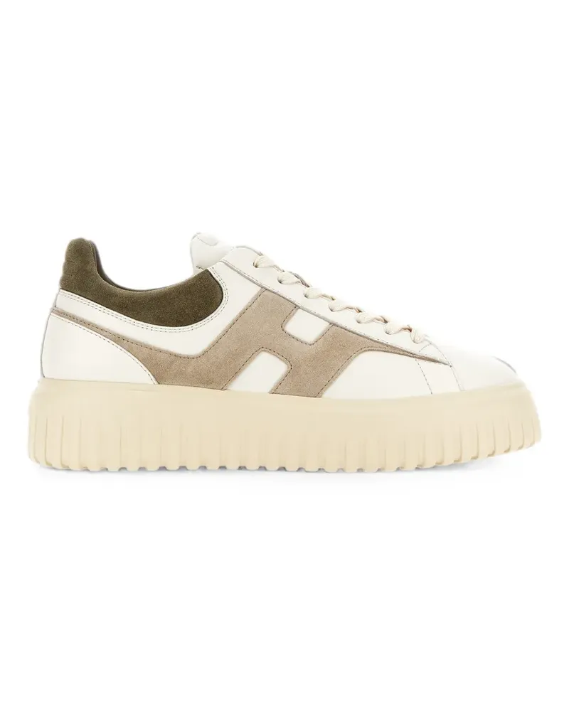Hogan H-Stripes Sneakers - Nude Nude
