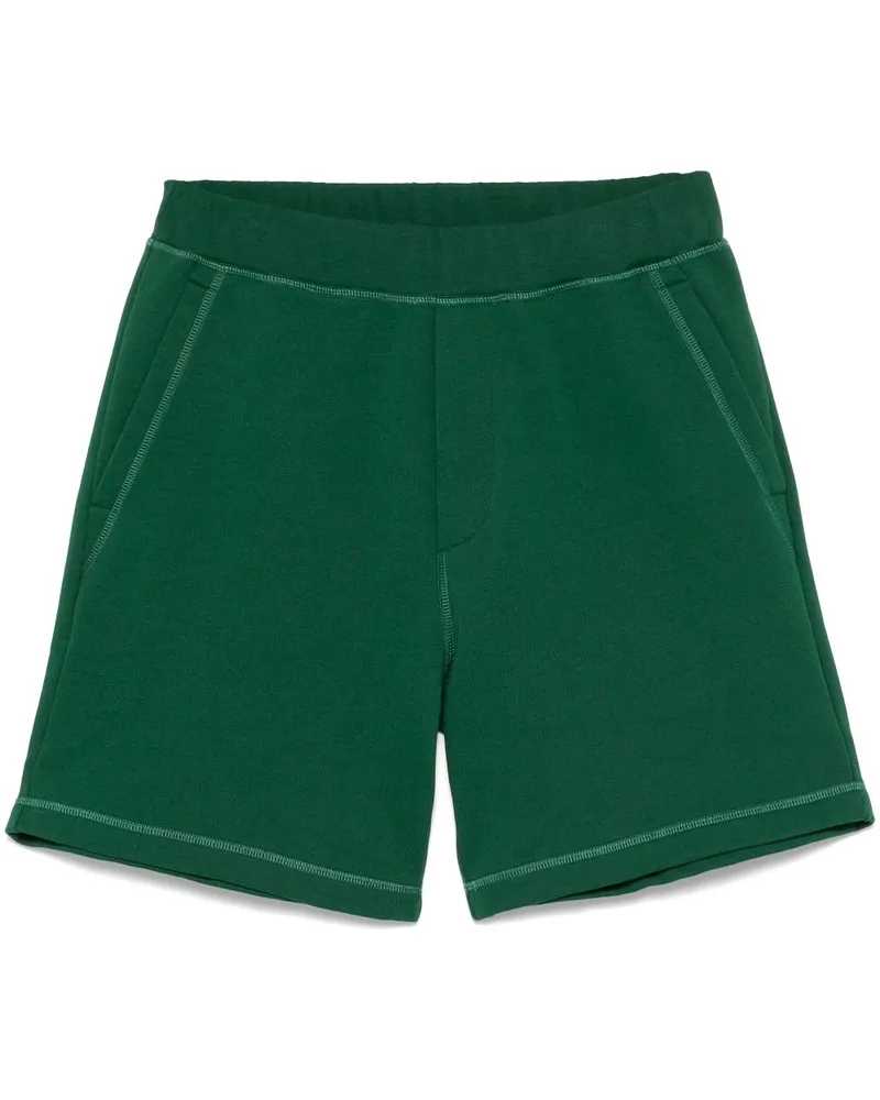 Dsquared2 Joggingshorts mit Logo-Print - Grün Grün