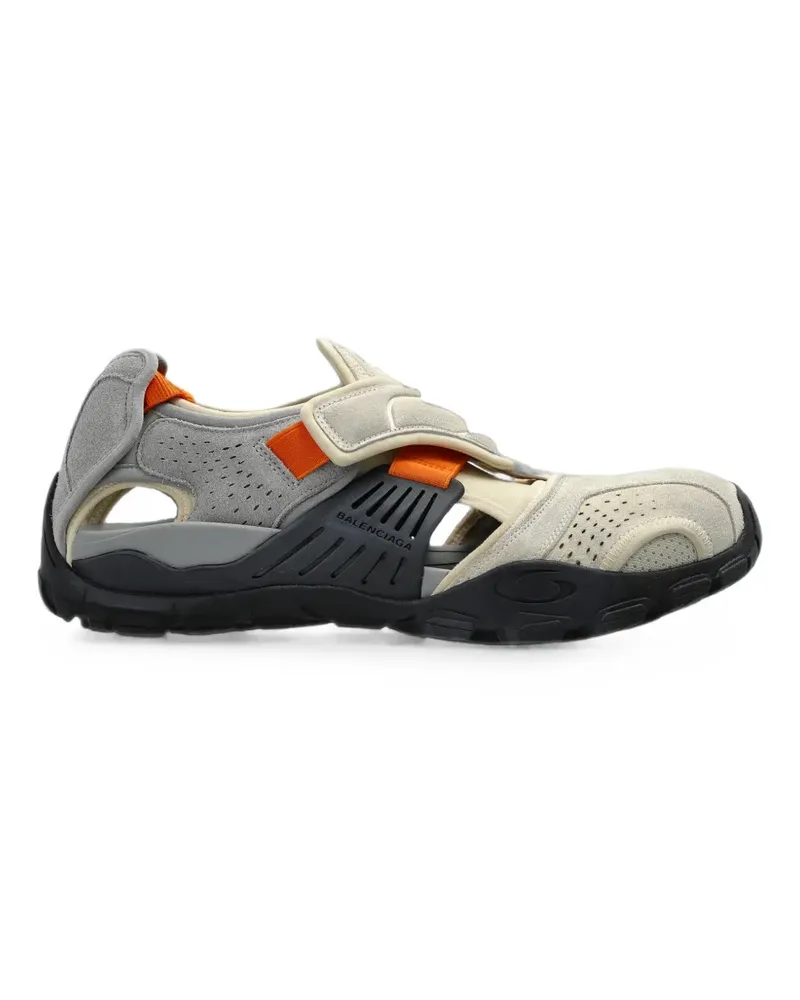 Balenciaga Hike Sneakers in Grau/Beige/Orange/Schwarz - Nude Nude