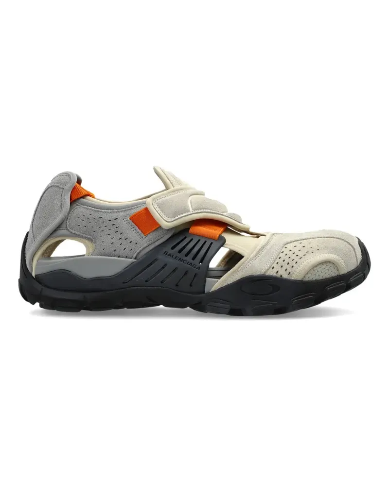 Balenciaga Hike Sneakers in Grau/Beige/Orange/Schwarz - Nude Nude