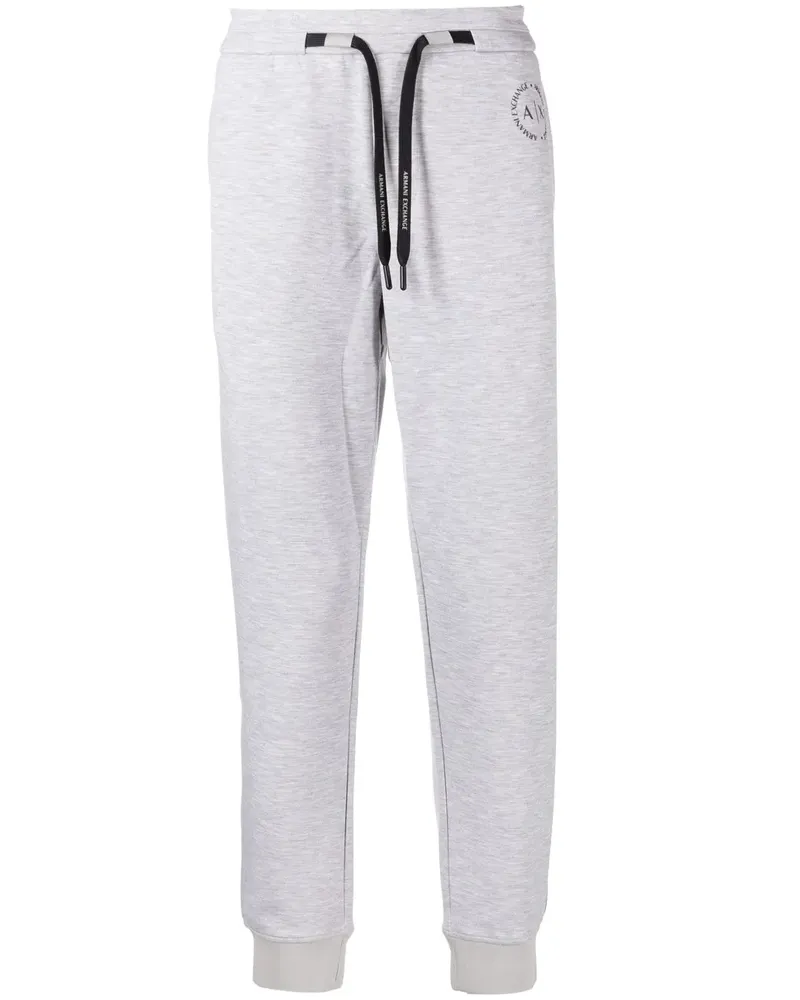 Armani Exchange Jogginghose mit Logo-Print - Grau Grau