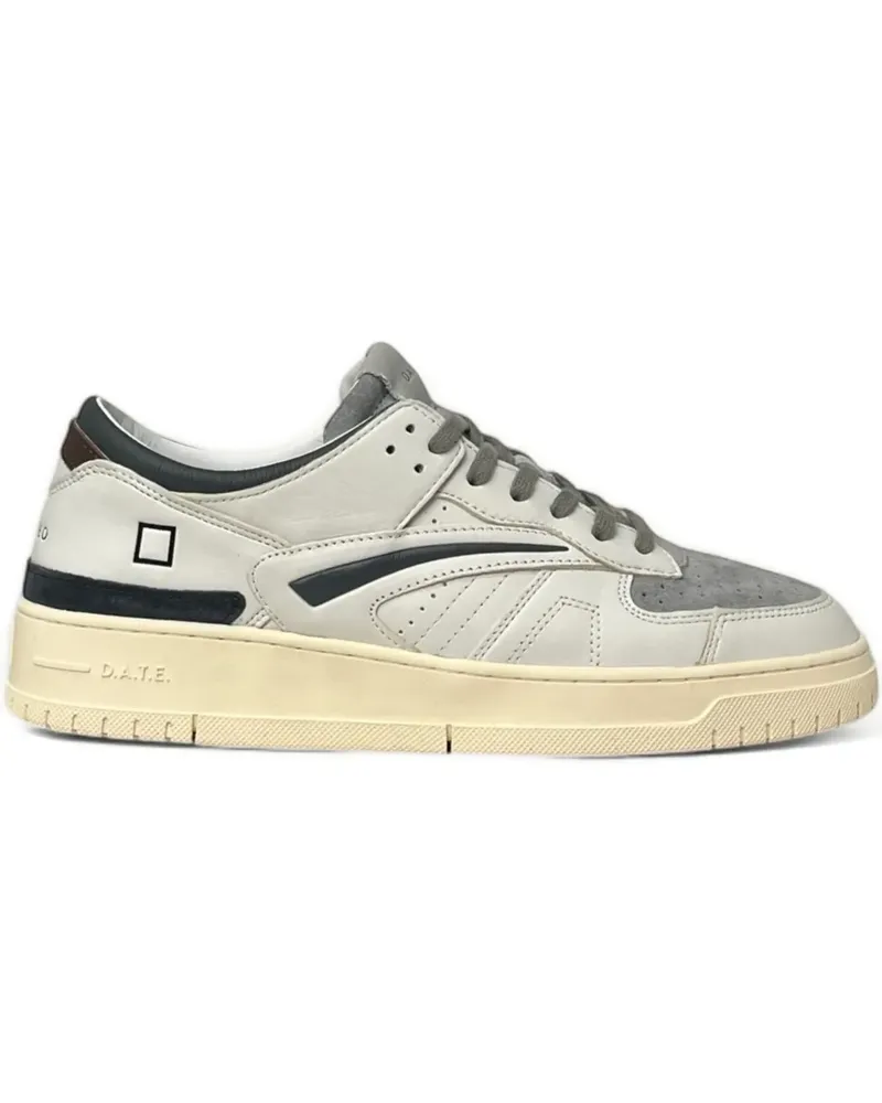 D.A.T.E. Torneo suede panel sneakers - Weiß Weiß