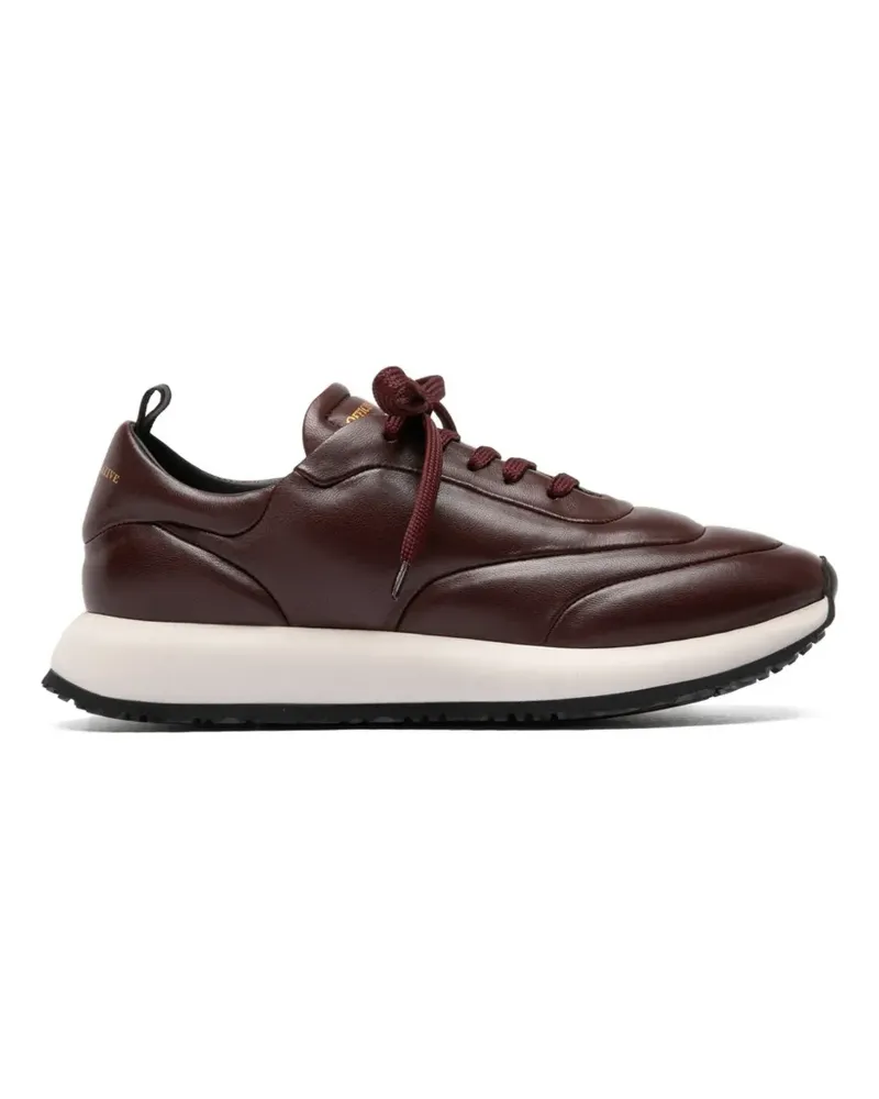 Officine Creative Italia Solstice 101 leather sneakers - Braun Braun