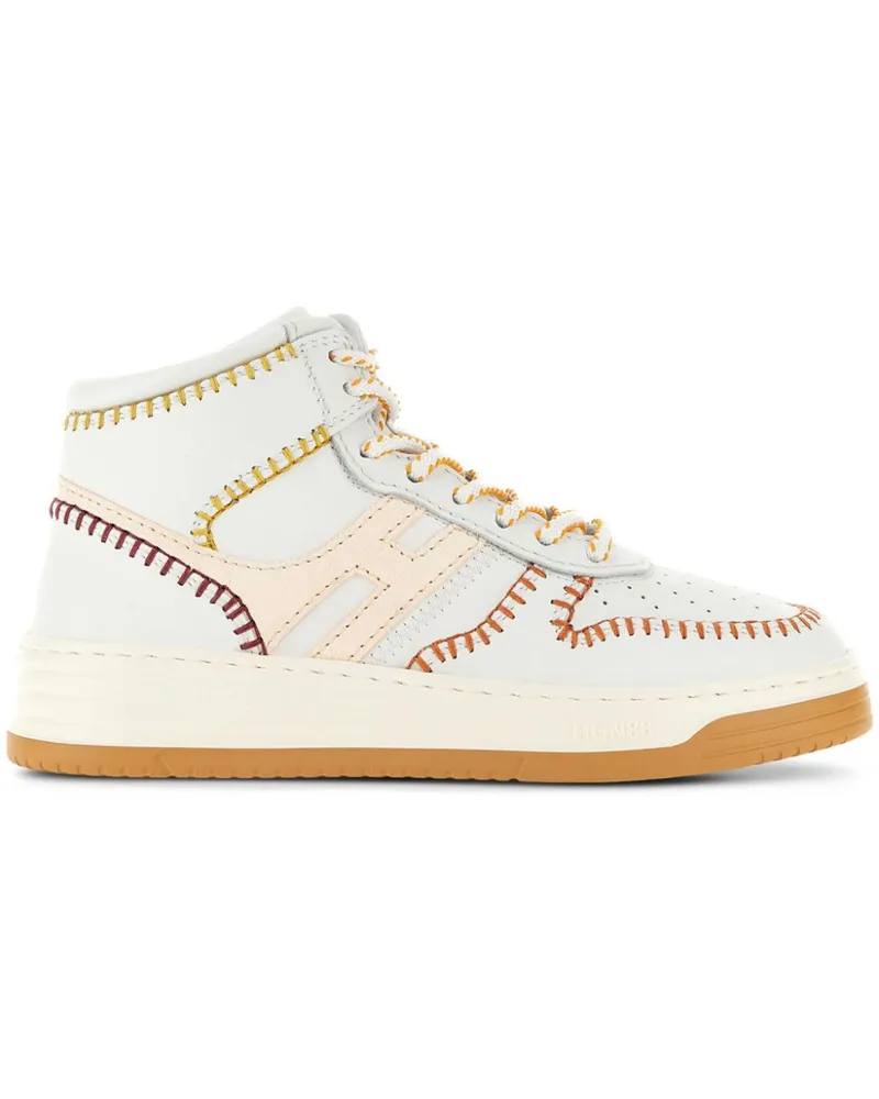 Hogan High-Top-Sneakers mit Schnürung - Nude Nude