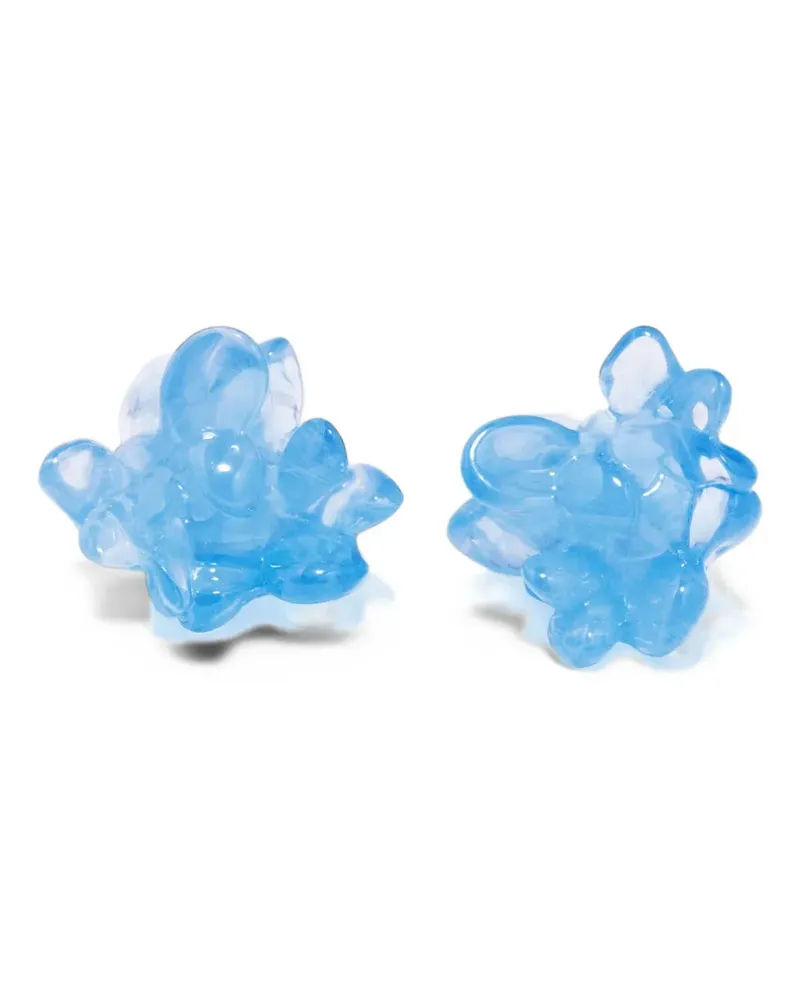 Completedworks Floe resin earrings - Blau Blau