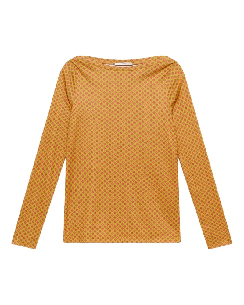 Maliparmi micro-print jersey T-shirt - Gelb Gelb