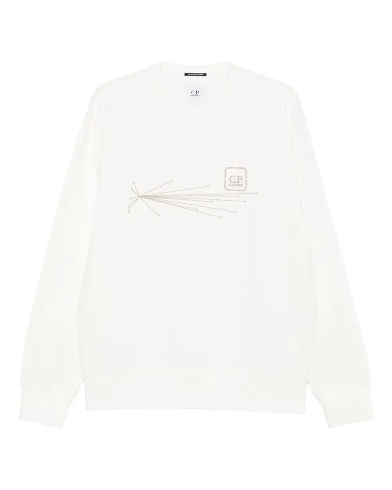 C.P. Company Sweatshirt mit grafischem Print - Nude Nude