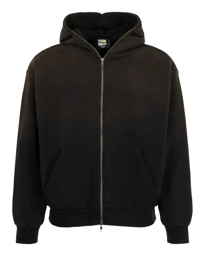 Market Smiley Devil zip-up hoodie - Schwarz Schwarz