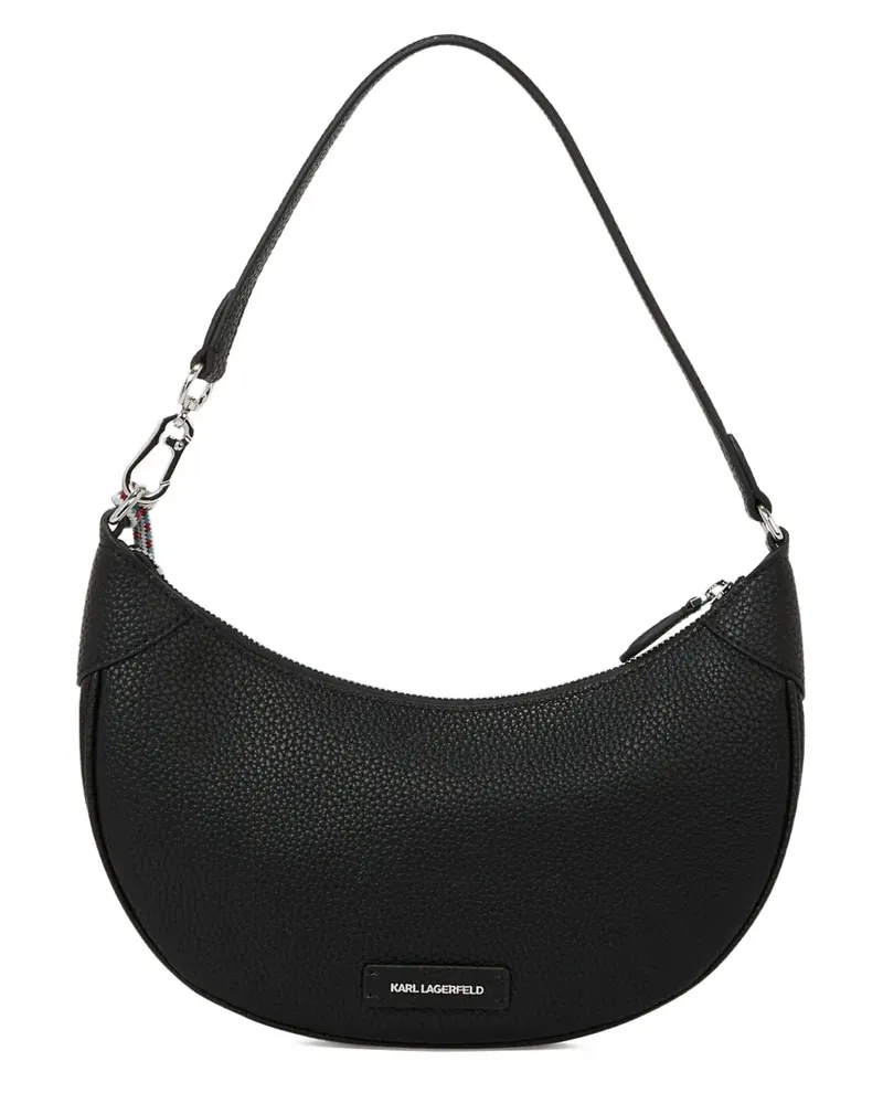 Karl Lagerfeld Halbmondförmige Schultertasche - Schwarz Schwarz