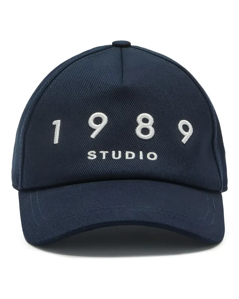 1989 STUDIO Baseballkappe mit Logo-Stickerei - Blau Blau