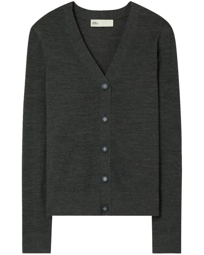 Tory Burch Simone Cardigan - Grau Grau