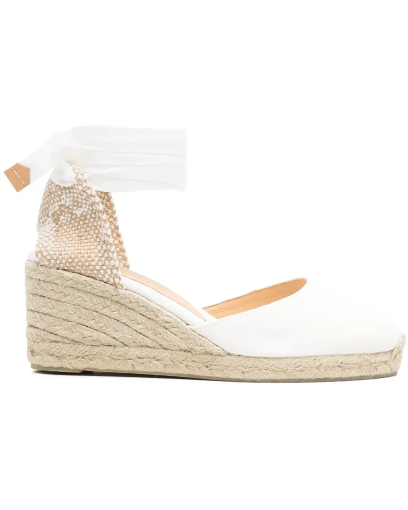 Castañer Carina Espadrilles 70mm - Weiß Weiß
