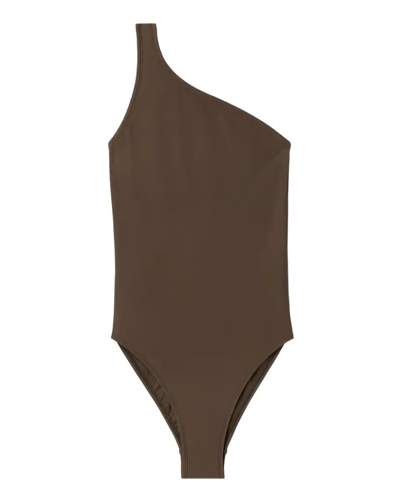 Filippa K asymmetric one-shoulder swimsuit - Braun Braun