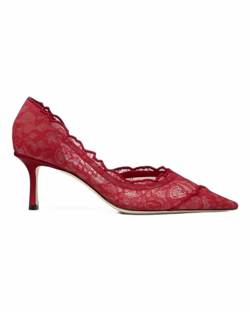 Jimmy Choo Faiz Pumps mit Spitze - Rot Rot