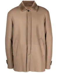 DESA Hemdjacke aus Shearling Nude