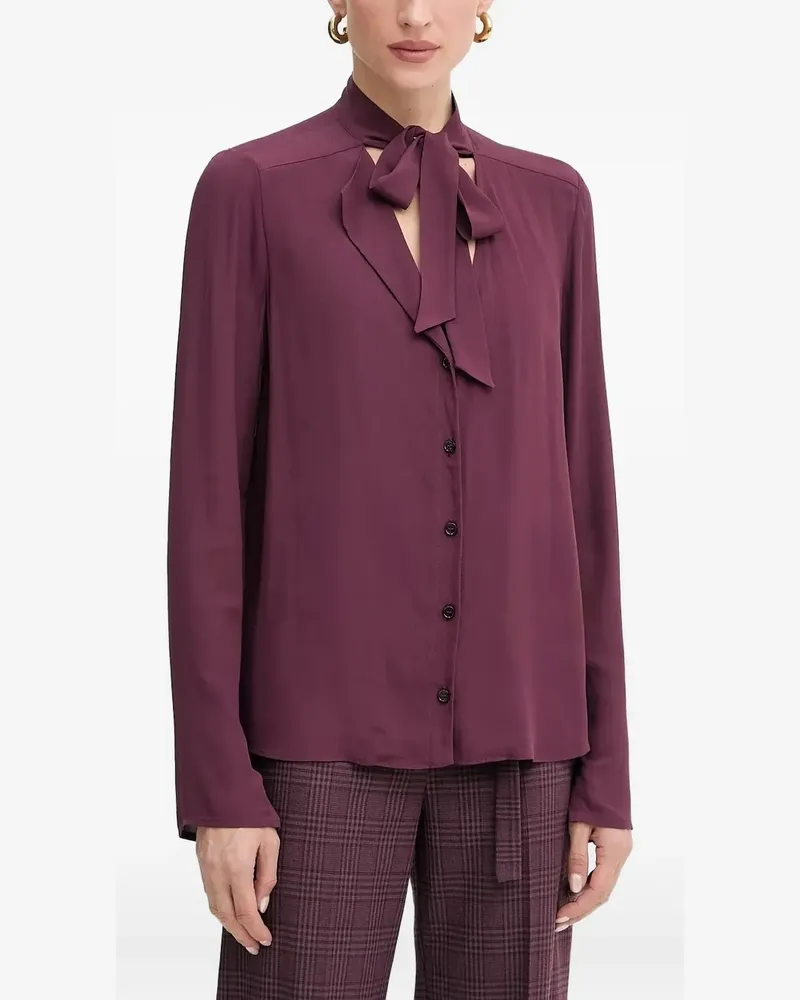 Patrizia Pepe Bluse mit Schluppe - Rot Rot