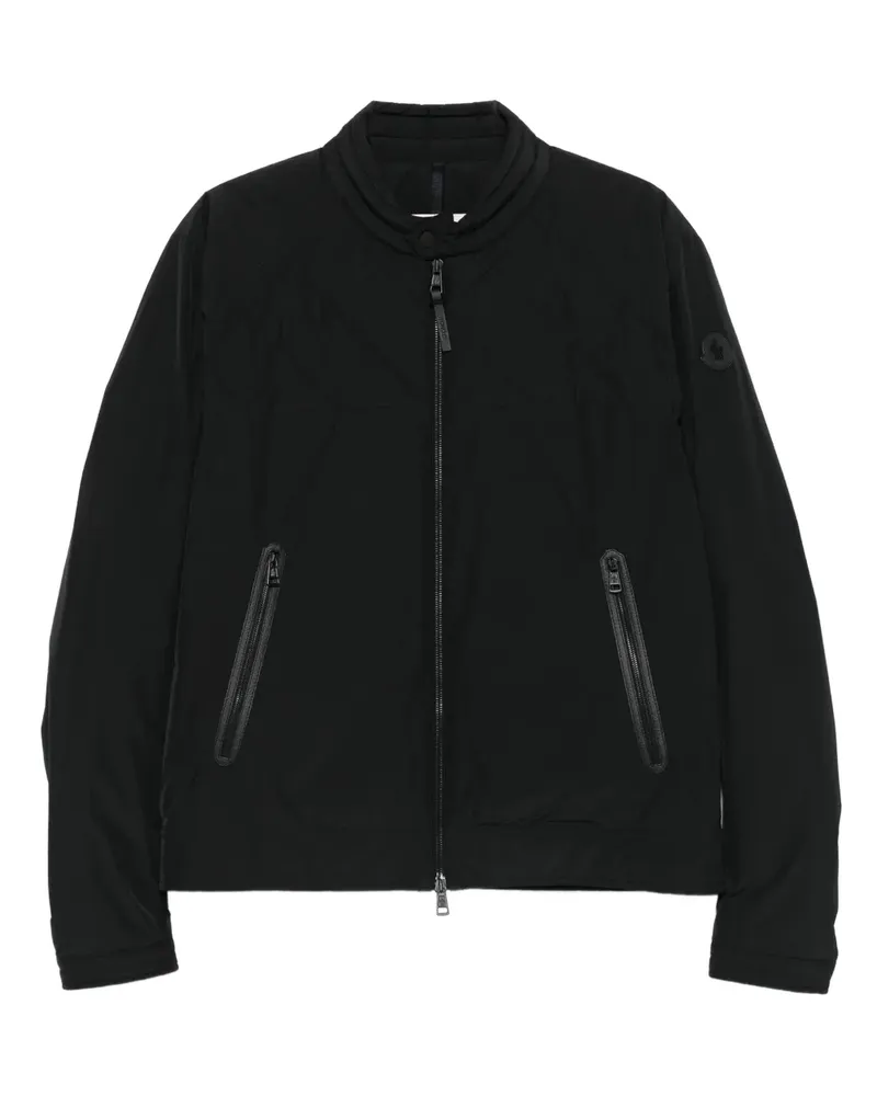 Moncler Gesteppte Jacke mit Rautenmuster - Schwarz Schwarz