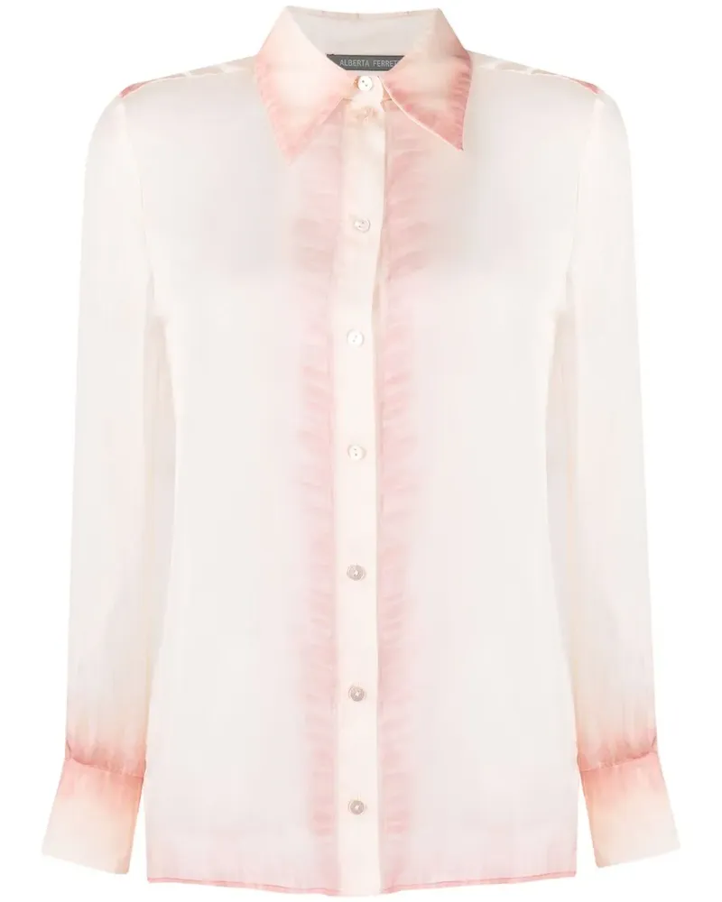 Alberta Ferretti Hemd aus Seide - Rosa Rosa