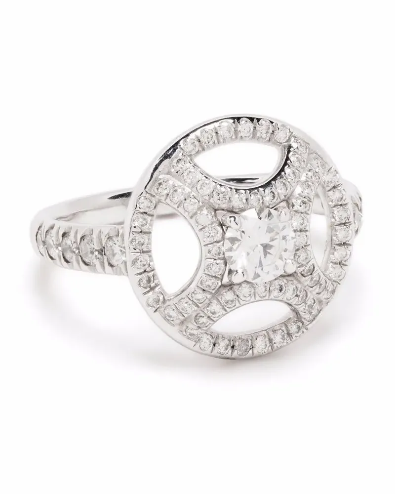 Loyal.e Paris Perpétuel.le Ring aus 18kt recyceltem Weißgold mit Diamant - Silber Silber