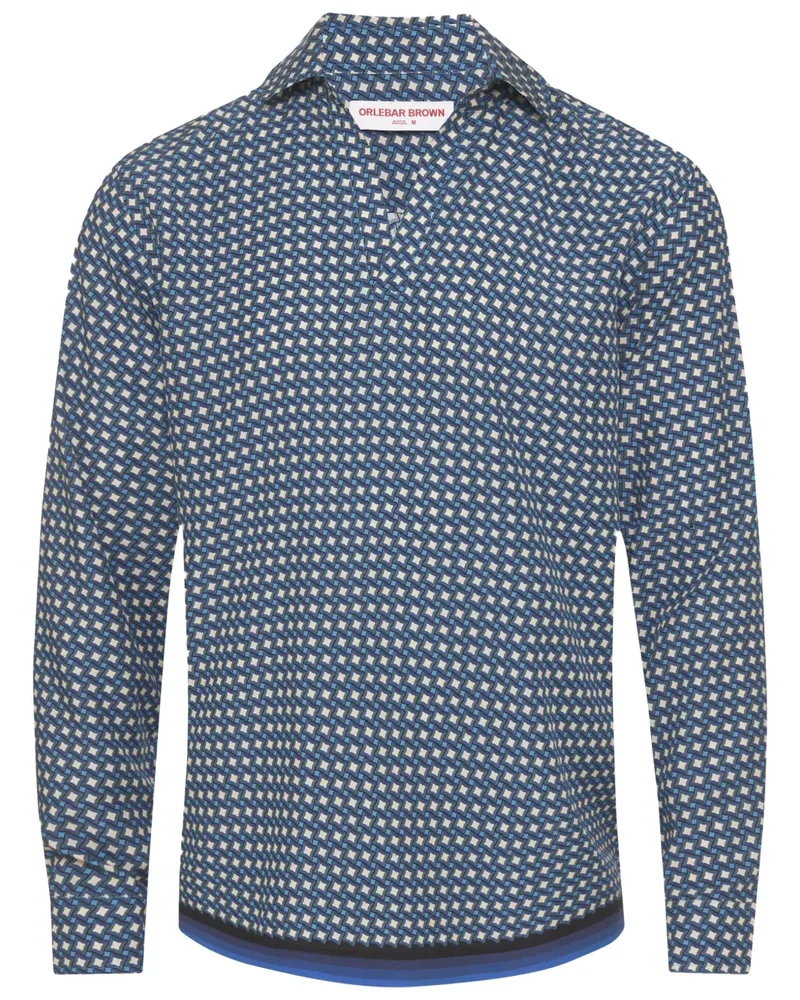 Orlebar Brown Ridley Hemd - Blau Blau