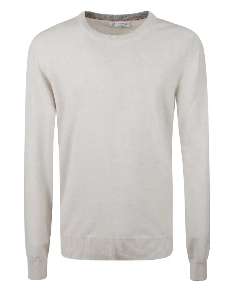 Brunello Cucinelli crew-neck sweater - Nude Nude