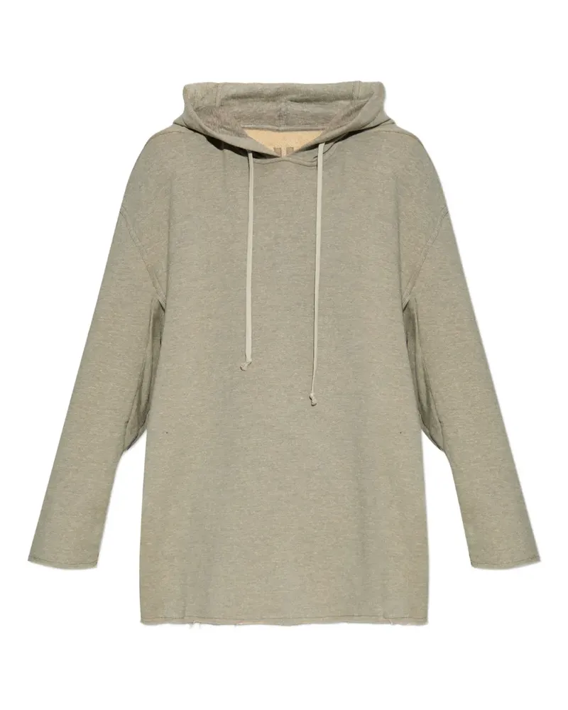 DRKSHDW by Rick Owens Hoodie mit ausgefranstem Saum - Grün Grün