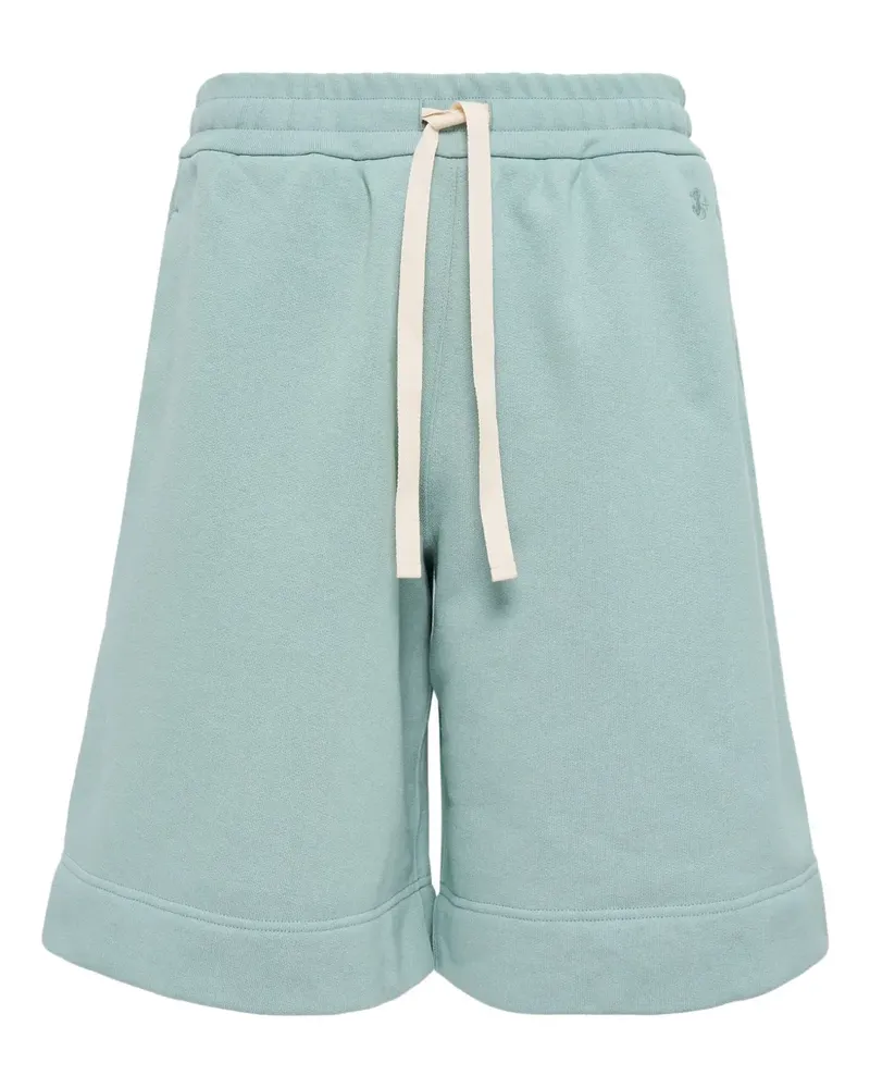 Jil Sander Sportshorts mit Kordelzug - Blau Blau