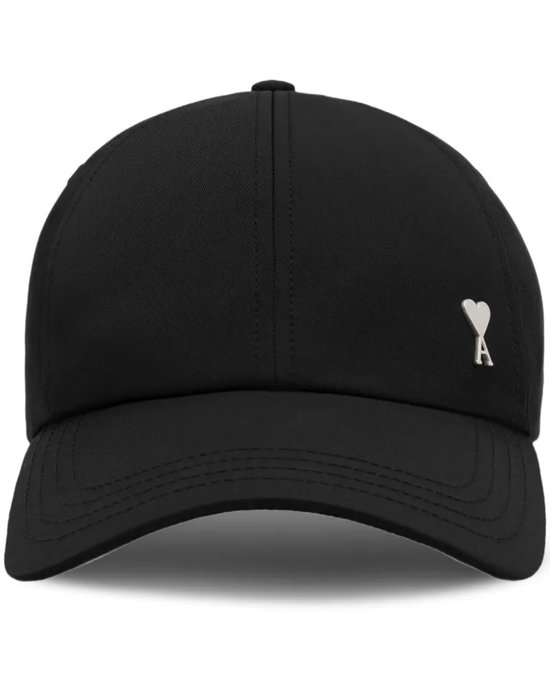 AMI Paris Ami de Coeur Baseballkappe - Schwarz Schwarz