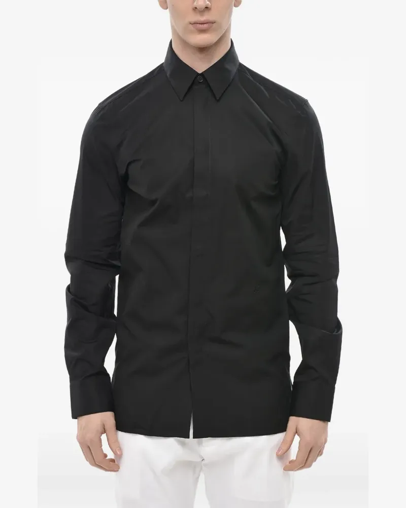 Givenchy Hemd mit Logo - Schwarz Schwarz